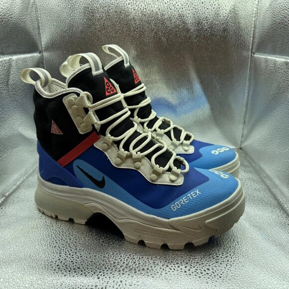 Size 6 Nike ACG Zoom Gaiadome GORE-TEX Mens Hyper Royal Black Sneaker DD2858-400 - Picture 1 of 12